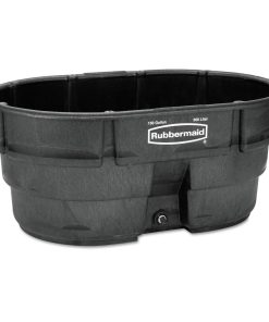 Rubbermaid FG424500BLA Stock Tank, 150 Gal Capacity, Plastic, Black
