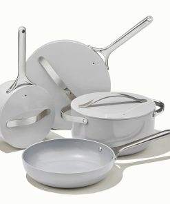 Caraway Non-Stick Ceramic 7 Piece Cookware Set - Gray