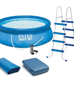 15 ft. x 48 in. Easy Swimming Pool Kit with 1000 GPH GFCI Filter Pump