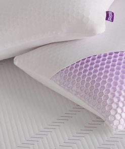 Purple Harmony Pillow, (26" x 17" x 6.5")