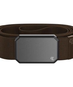 GROOVE BELT BROWN WALNUT