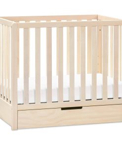 Carter's by DaVinci Colby 4-in-1 Convertible Mini Crib with Trundle - Washed Natural