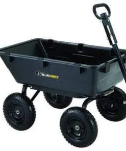 Gorilla Carts 1200 lb. Heavy Duty Poly Dump Cart