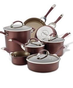 Circulon Symmetry 11-Piece Cookware Set, Chocolate