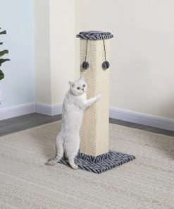 Go Pet Club 35in Cat Scratching Post Gray