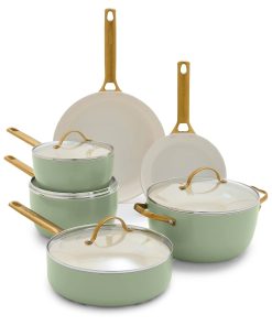 GreenPan Reserve 10-Piece Cookware Set, Sage