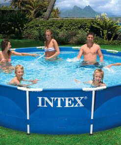 Intex 12'x30" Metal Frame Swimming Pool with Filter Pump & 2 Pool Cover