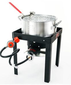 LoCo COOKERS LCFF 10Quart Deep Fryer, Silver