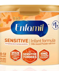 Enfamil NeuroPro Sensitive Baby Formula with MFGM & DHA, 29.4 oz Powder Refill Box - Formulated for Lactose Sensitivity (4 Pack)