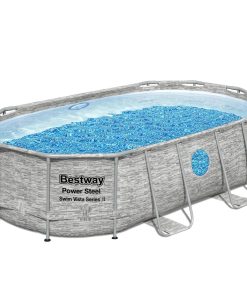 Bestway Power Steel Swim Vista 14' x 8'2" x 39.5" Above Ground Pool Set