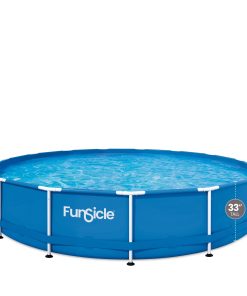 Funsicle 15 ft Activity Above Ground Frame Swimming Pool, with Filter Pump, Round, Age 6 & Up, Size: One Size