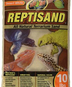 Zoo Med Reptisand Reptile Terrarium Sand, Desert White, 10lb bag