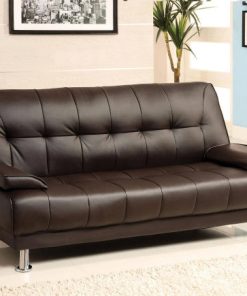 Beaumont Leatherette Futon Sofa
