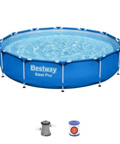 Bestway Steel Pro 12' x 30" Round Above Ground Pool Set