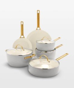 GreenPan Reserve Dove Grey 10-Piece Non-Stick Cookware Set